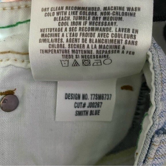 Joe’s Jeans Skirt Women’s W26 Smith Blue Floral Embroidered Distressed Mini - Picture 5 of 5